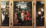 DAVID, Gerard Triptych of Jan Des Trompes  sdf oil on canvas